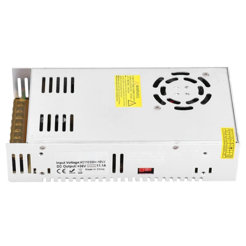 

Импульсный блок питания 400 Вт 36 В 11 А, вход AC115/230В, для шагового двигателя, комплект для ЧПУ-фрезера