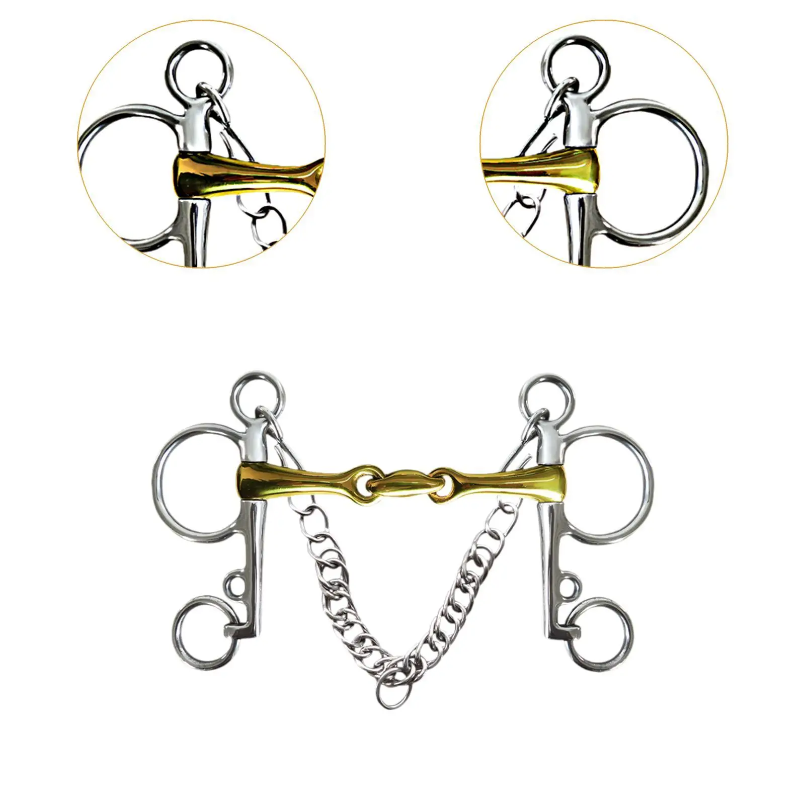 Horse Bit Gear Horse Riding Snaffle for Performance Equestrian Horse