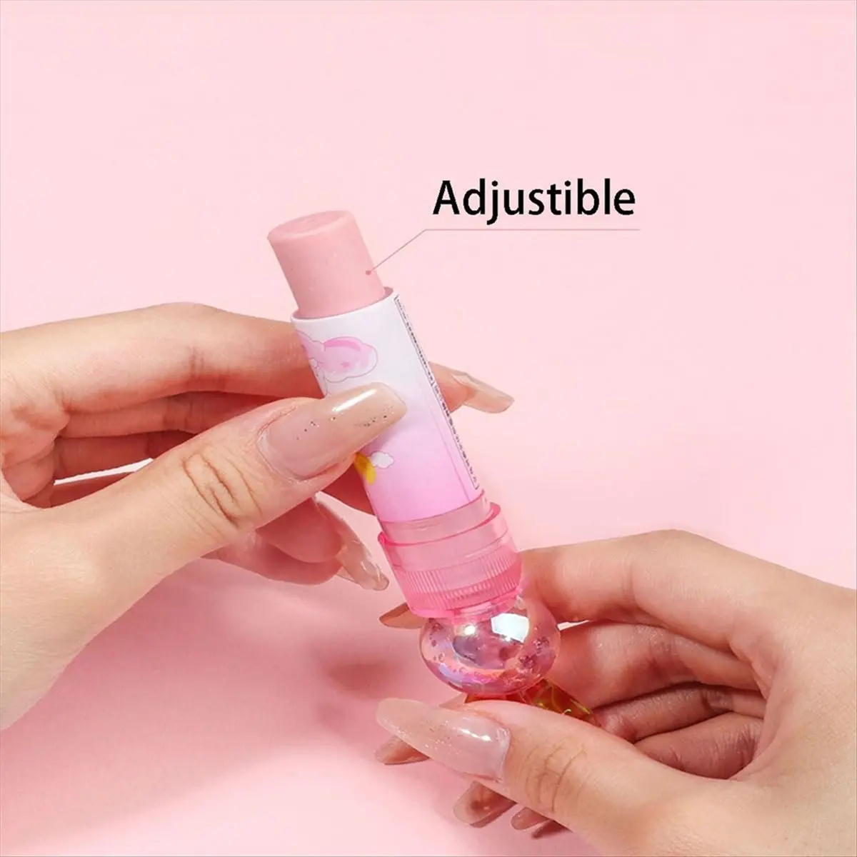 AB52  Erasers, Cute Erasers Erasers for Kids Pink Erasers Kawaii Erasers Lipstick Eraser Retractable Eraser