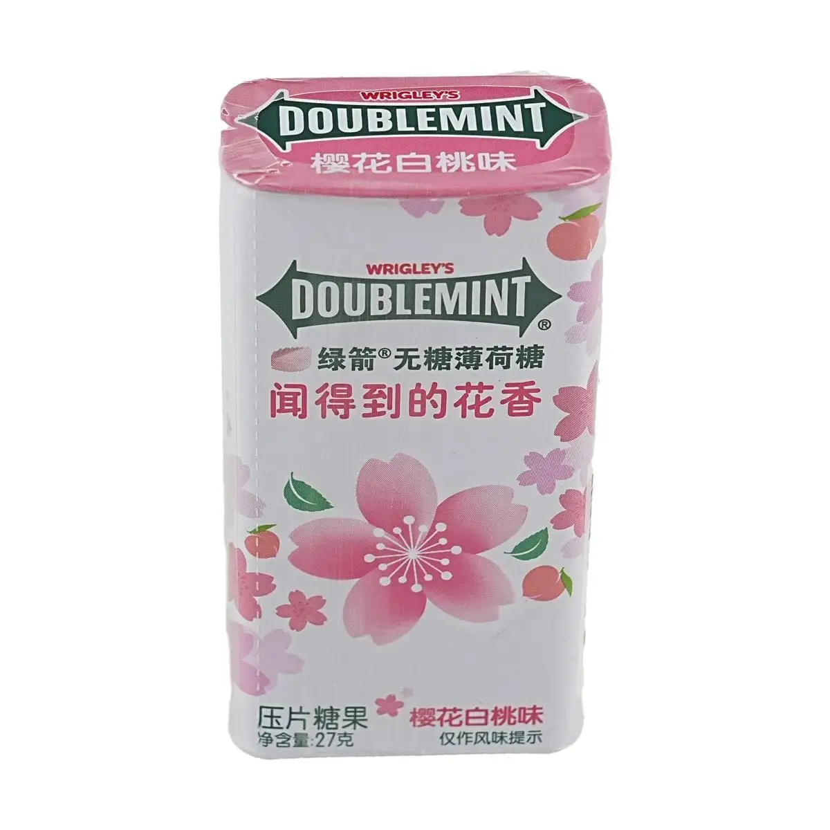 Bonbons à la menthe florale sans sucre, sans saveur de fleur et de pêche blanche, 0.95 oz x 5 paquets, 5 paquets