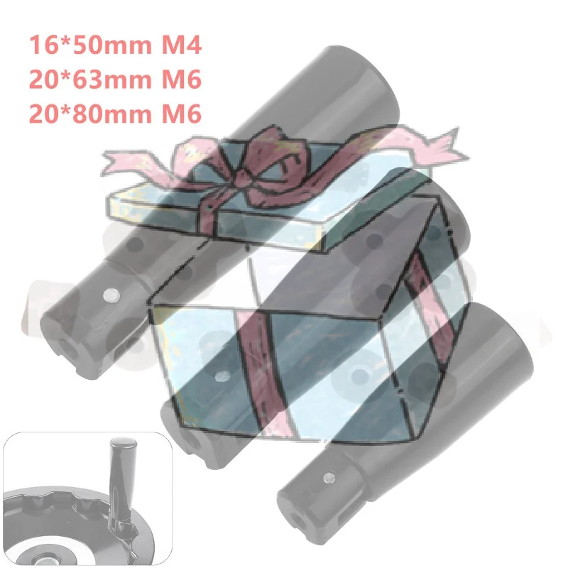 【CCA】M4 M6 Foldable Handwheel Handle Revolving Handle Revolving Handwheel Machine Handle Milling Machine Thumb Screw Handle