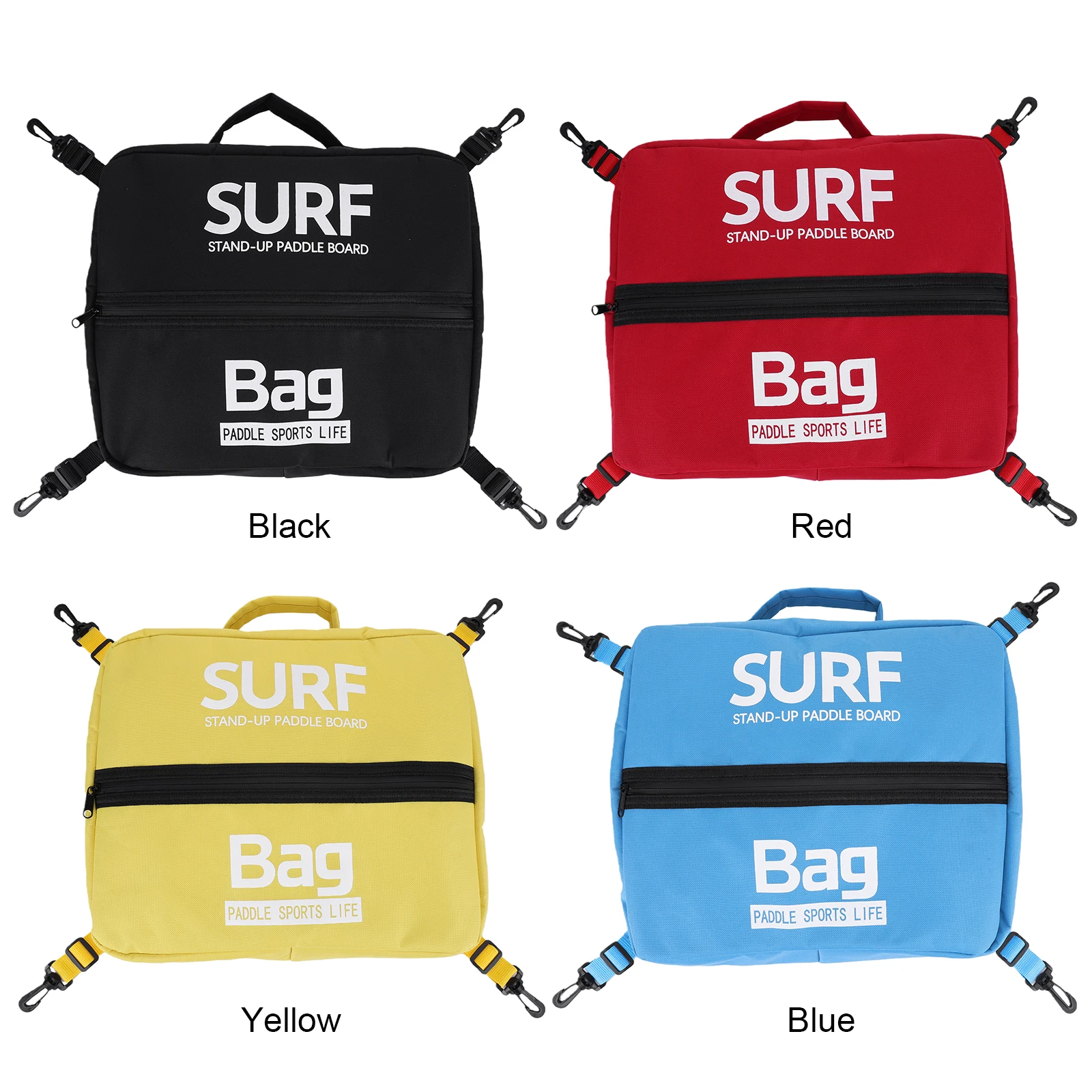 Oxford Cooler Storage Bag Sealed Zipper Pocket Organizer with Fixing Buckle Stand Up Paddle Board Storage Bags Surfing Equipment