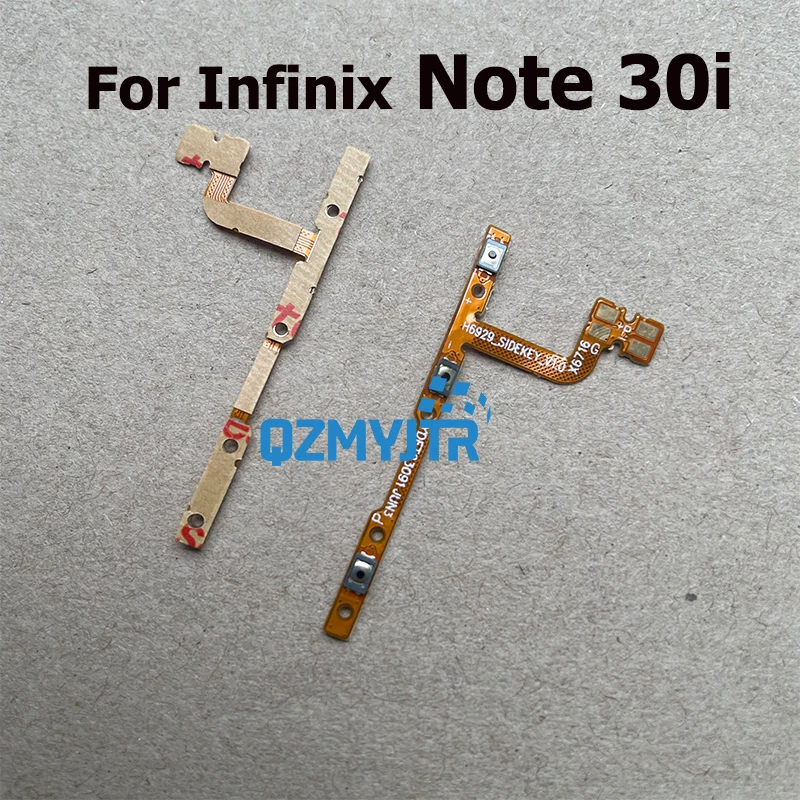 New For Infinix Note 30 30i Pro VIP 5G Volume Power Button Power Volume Side Keys Buttons Switch Flex Cable