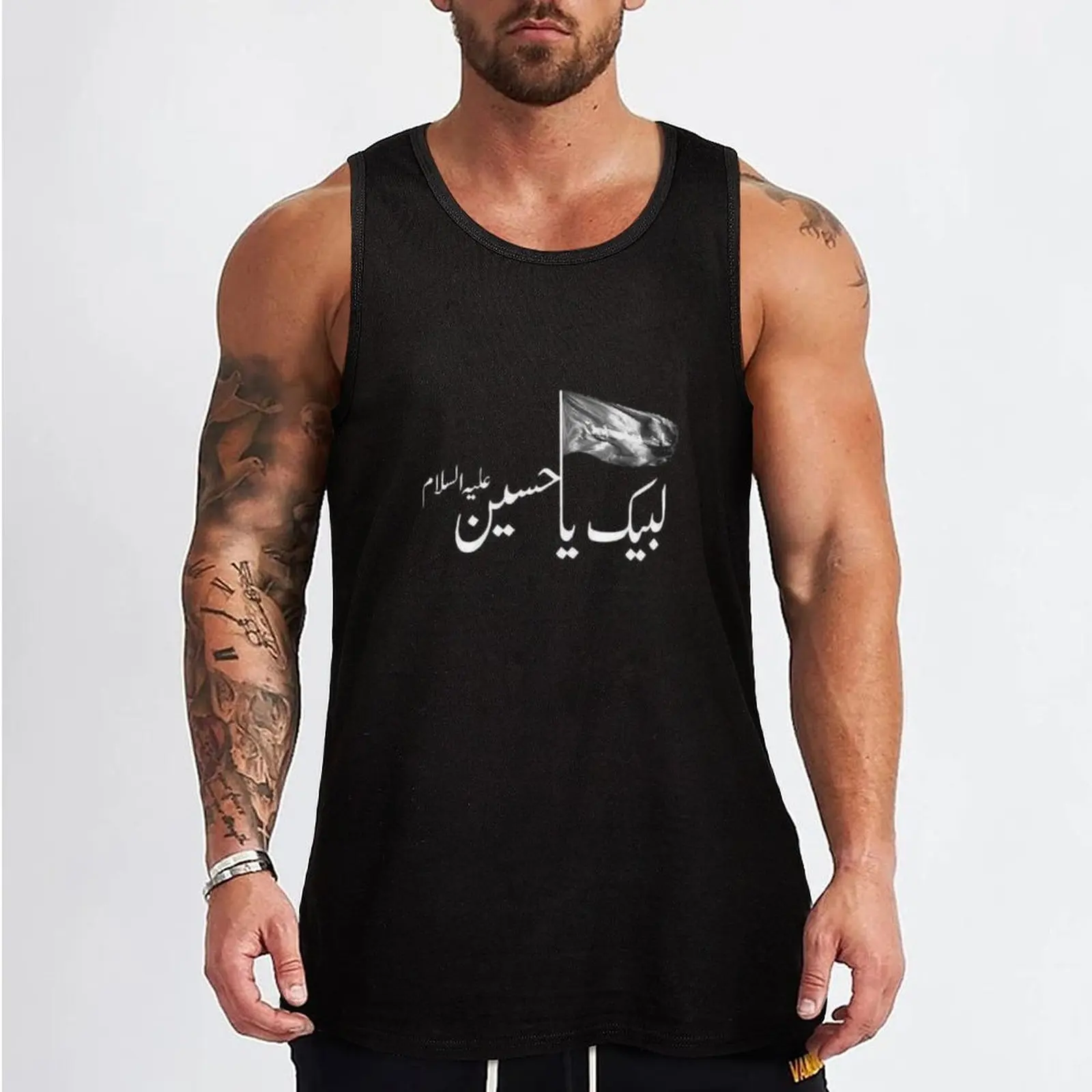 Labaik ya hussain Tank Top sports t-shirts for men tops fitness clothing for men