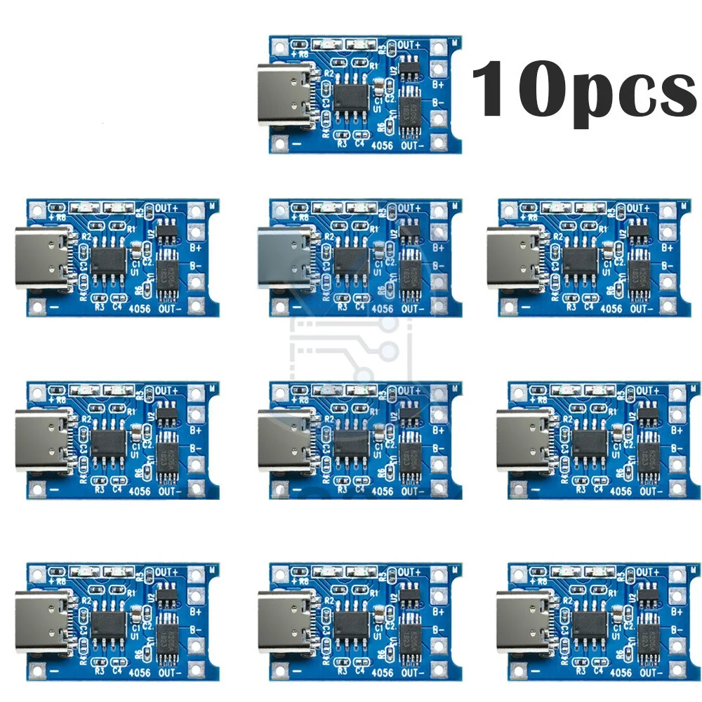 TP4056 With Protection Dual Functions 5V 1A Mini Micro TYPE-C USB 18650 Lithium Battery Charging Board Charger Module 1A Li-ion