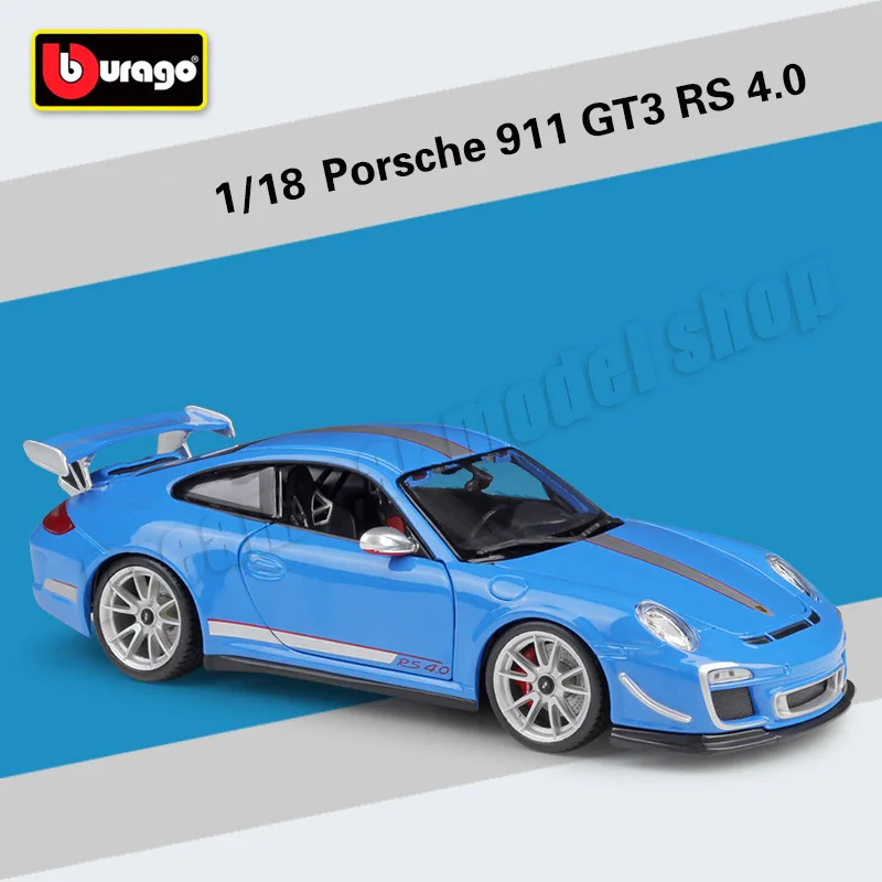 

Bburago 1:18 Porsche 911 GT3 RS 4.0 Model Car Collection/Miniature Cars Model Die-Cast Toy Car Gifts Wholesale