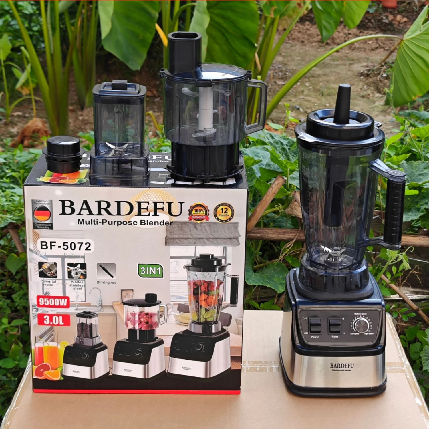 

Commercial Stainless Steel High-power Pure Copper Mixer Meat and Ice Juicer 3 In1blender Large Capacity Juicers