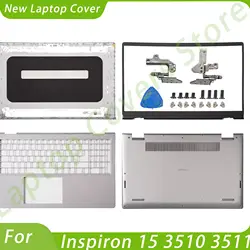 Parti per Inspiron 15 3510 3511 3515 3520 3521 LCD Cover posteriore lunetta Palmrest coperchio inferiore custodia superiore argento 0 ddm9d