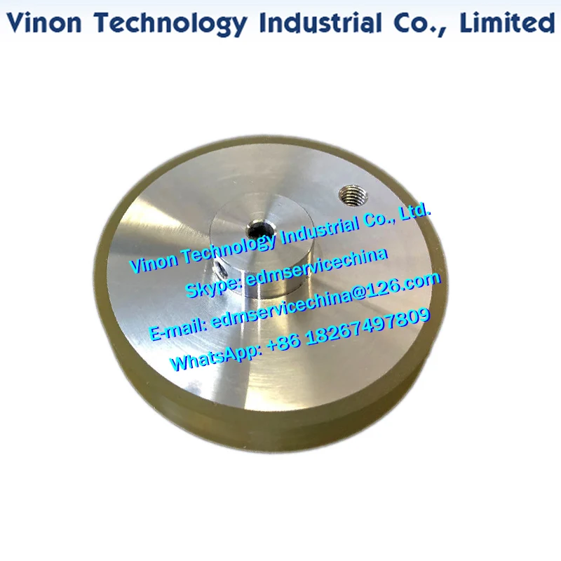 

Ролик натяжения проволоки edm OD70x20tmm 634522001 M48B634522001 для BROTHER HS-3100/HS-3600 Уретановый ролик электроэрозионной машины