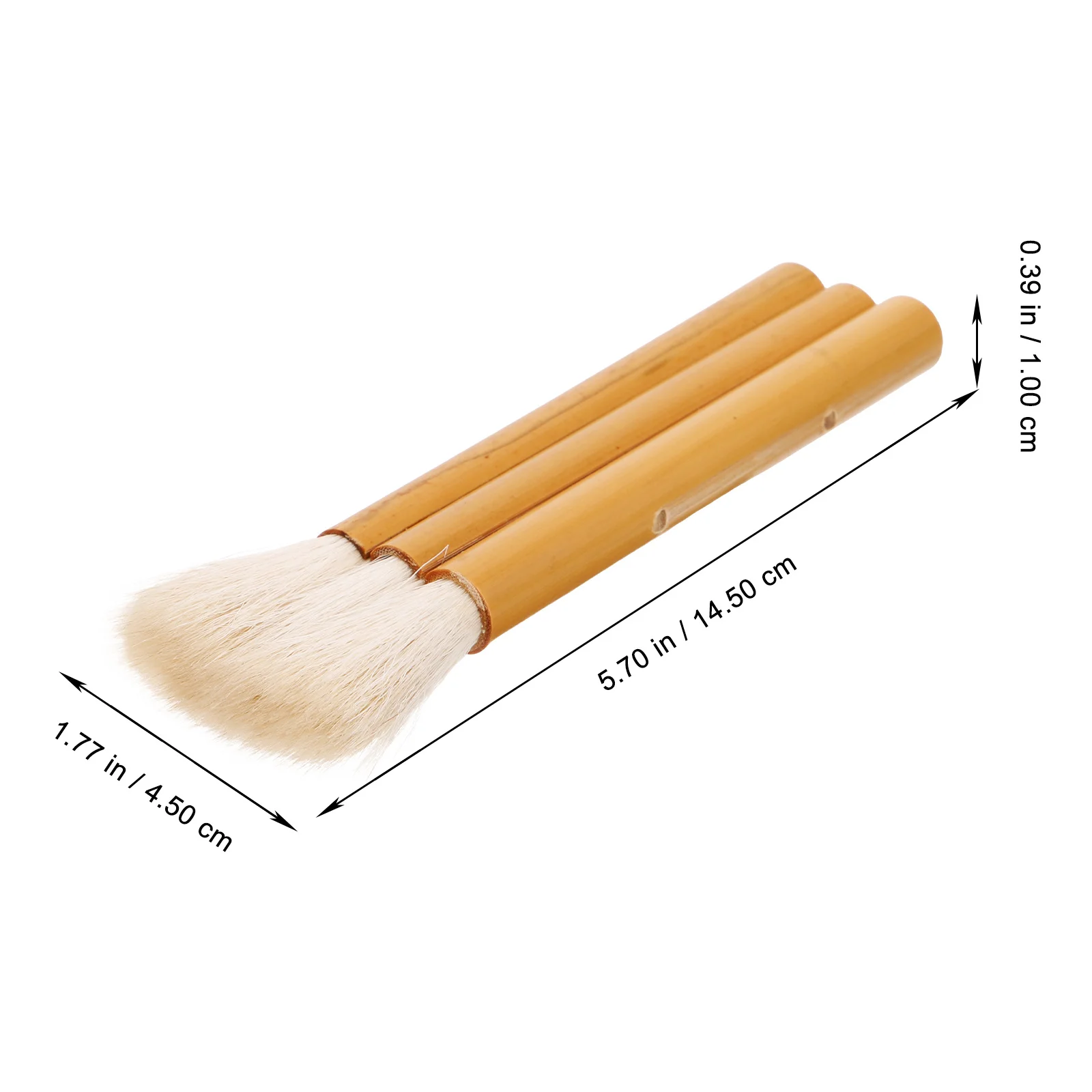 

Watercolor Brush Wool Material Wall Drawing Handheld Ergonomic Design Long Service Life Reusable Convenient Household Art