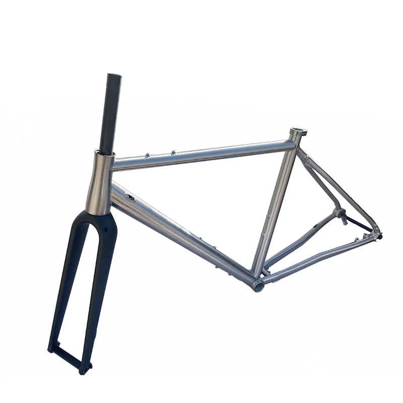 

Wholesale Hot Sale ultra Light New Model Titanium Alloy Bicycle Bike Parts Frame Disc Bicycle Frame Customized Color