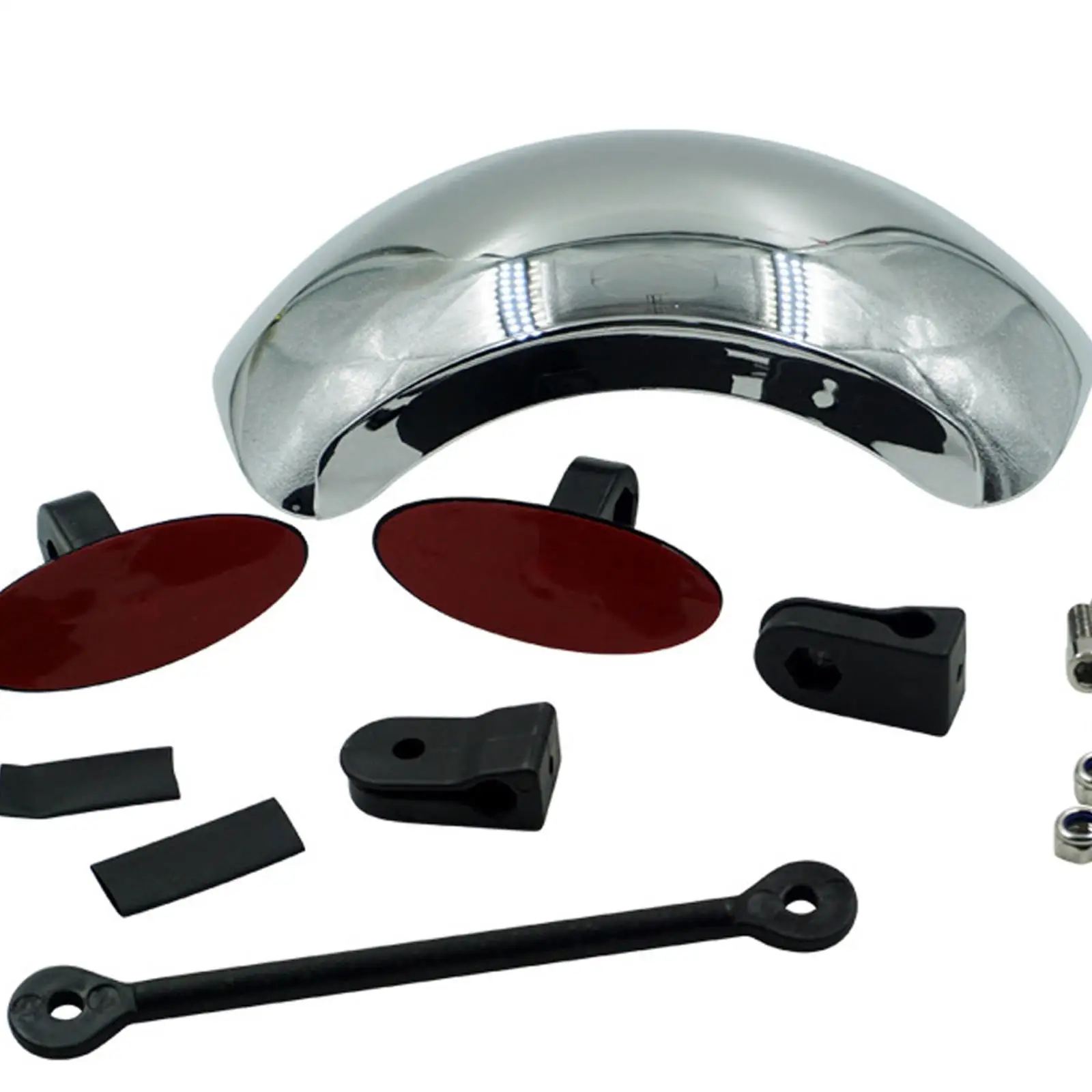 Universal Motorcycle Mirror 180 Central Windscreen Mount Blind Mirror for image 5