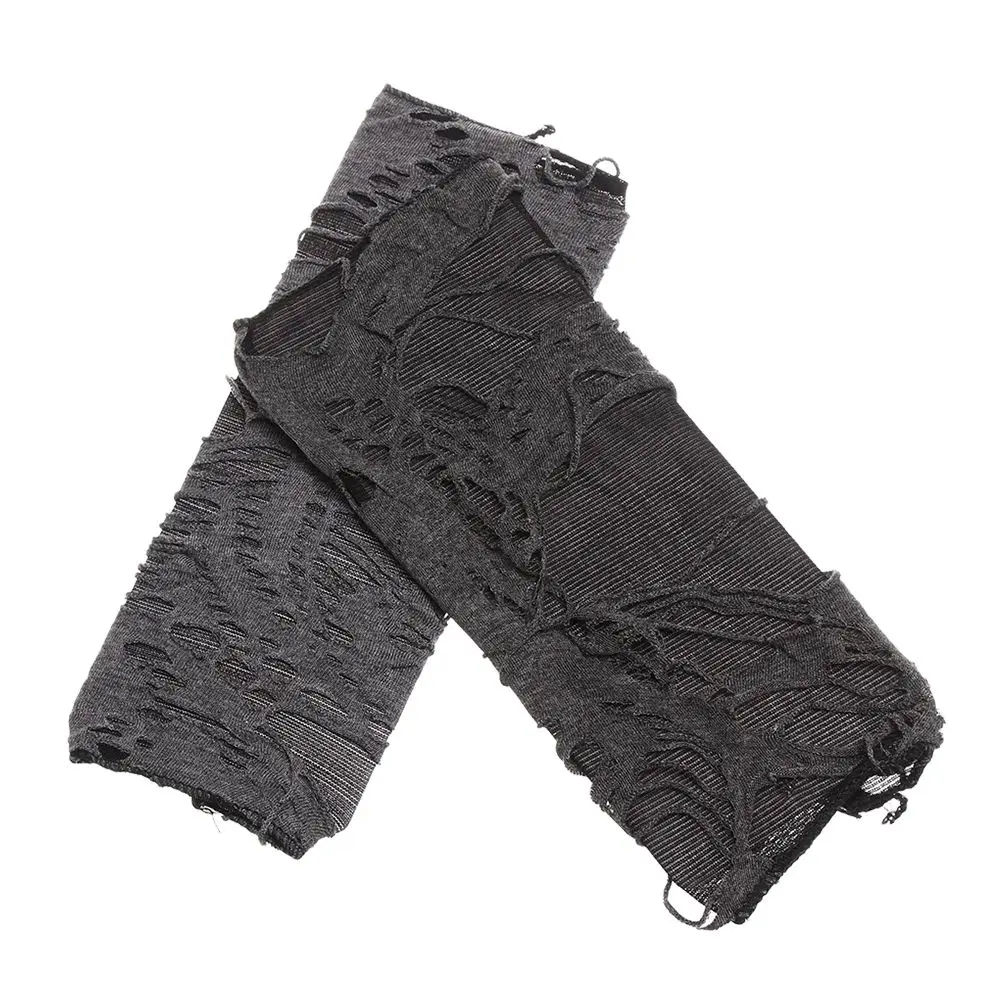 

Masquerade Cosplay Party Gothic Long Arm Warmer Black Hole Beggar Style Halloween Gloves Punk Mittens