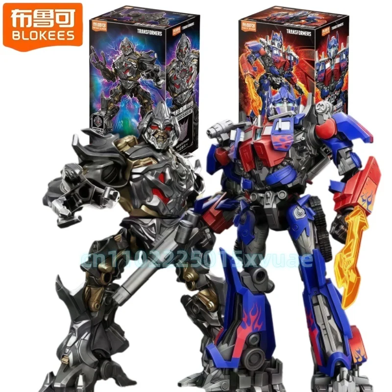 

Новый Blokees Трансформеры Строительный блок Optimus Prime Megatron Собранная подвижная модель игрушки Детские коллекционные предметы Подарок для мальчика