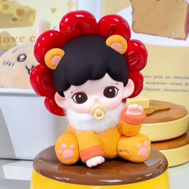 Original zakus bebê fofura é justiça série caixa cega kawaii estatueta nova caixa mistério ornamento de mesa brinquedos de natal presentes