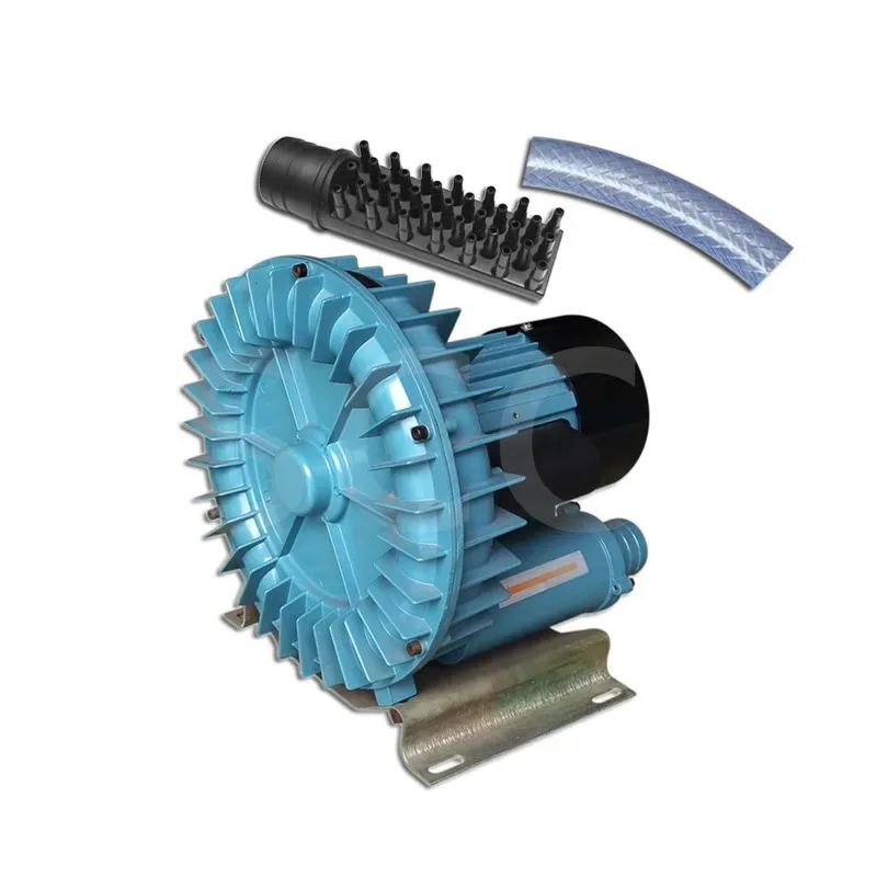 180W 540L/min GF-180C High Pressure Electric Turbo Air Blower Aquarium Seafood Air Compressor Koi Pond Air Aerator Pump view 3