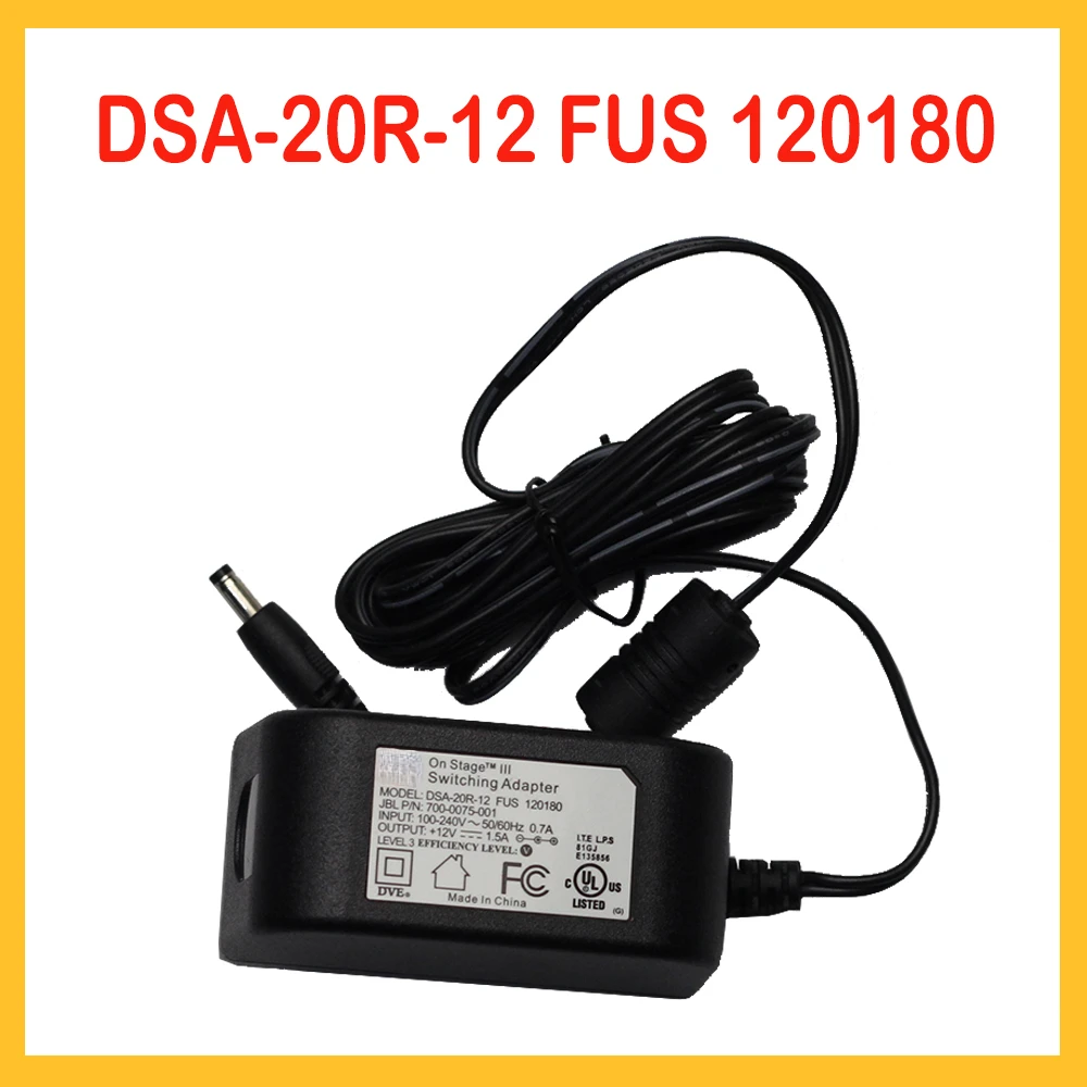 DSA-20R-12 FUS 120180 700-0075-001 Switching Adapeter 12V 1.5A DSA-20R-12 FUS120180 WITH Balancer Charger EK2