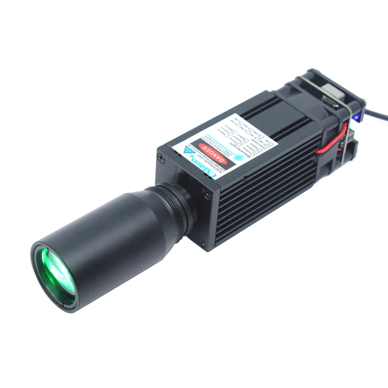 OXLasers  520nm 3W Green Laser Module Fat Beam Laser Bird Repeller 12V Lab Lasers Supports TTL PWM