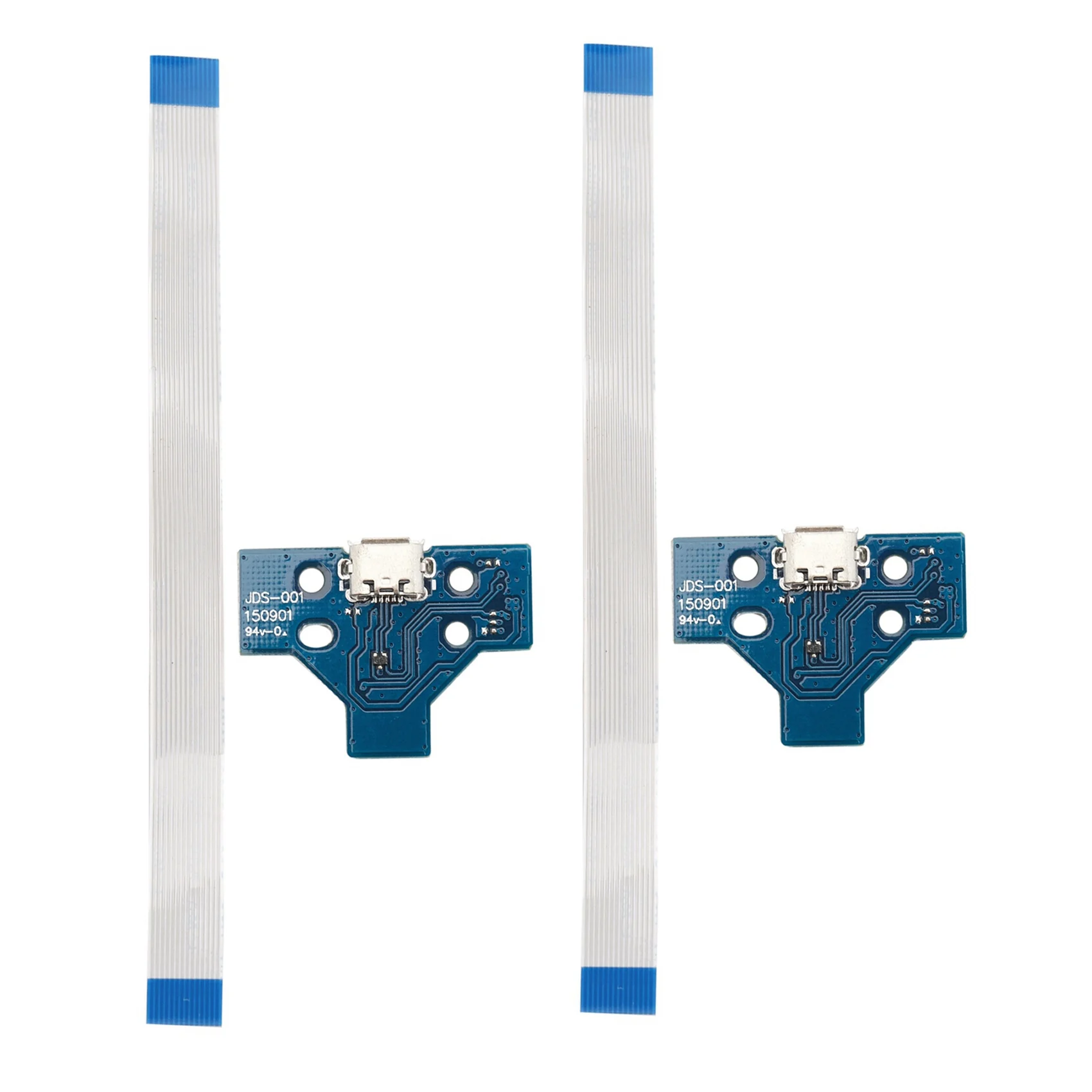 كامل-4 مجموعات ل بلاي ستيشن 4 ل PS4 تحكم استبدال أجزاء مع 14 دبوس كابل USB شحن ميناء المقبس مجلس JDS-001