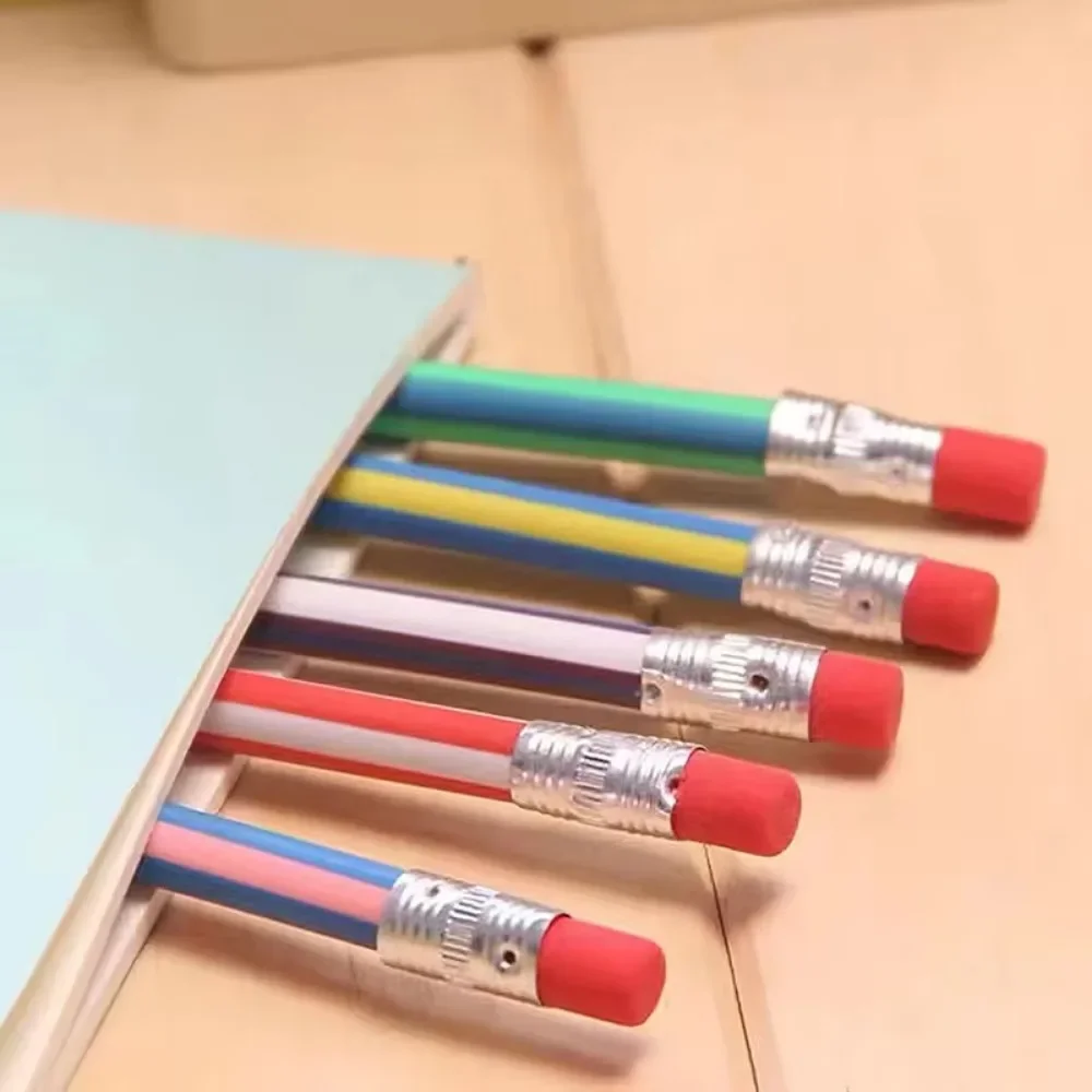 5 Stuks Flexibele Buigpotloden Met Gummen Kawaii Zachte Potloden Voor Studenten Schattige Briefpapier Schrijfgereedschap School Kantoorbenodigdheden