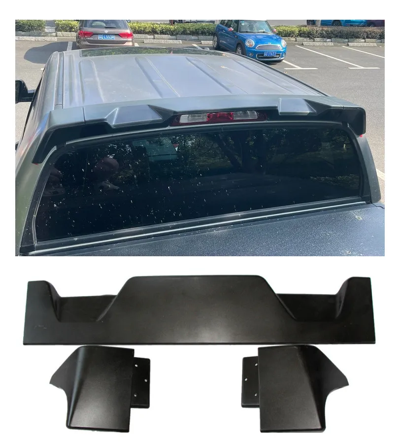 ABS car rear spoiler for TOYOTA 2014-2020 car black rear spoiler