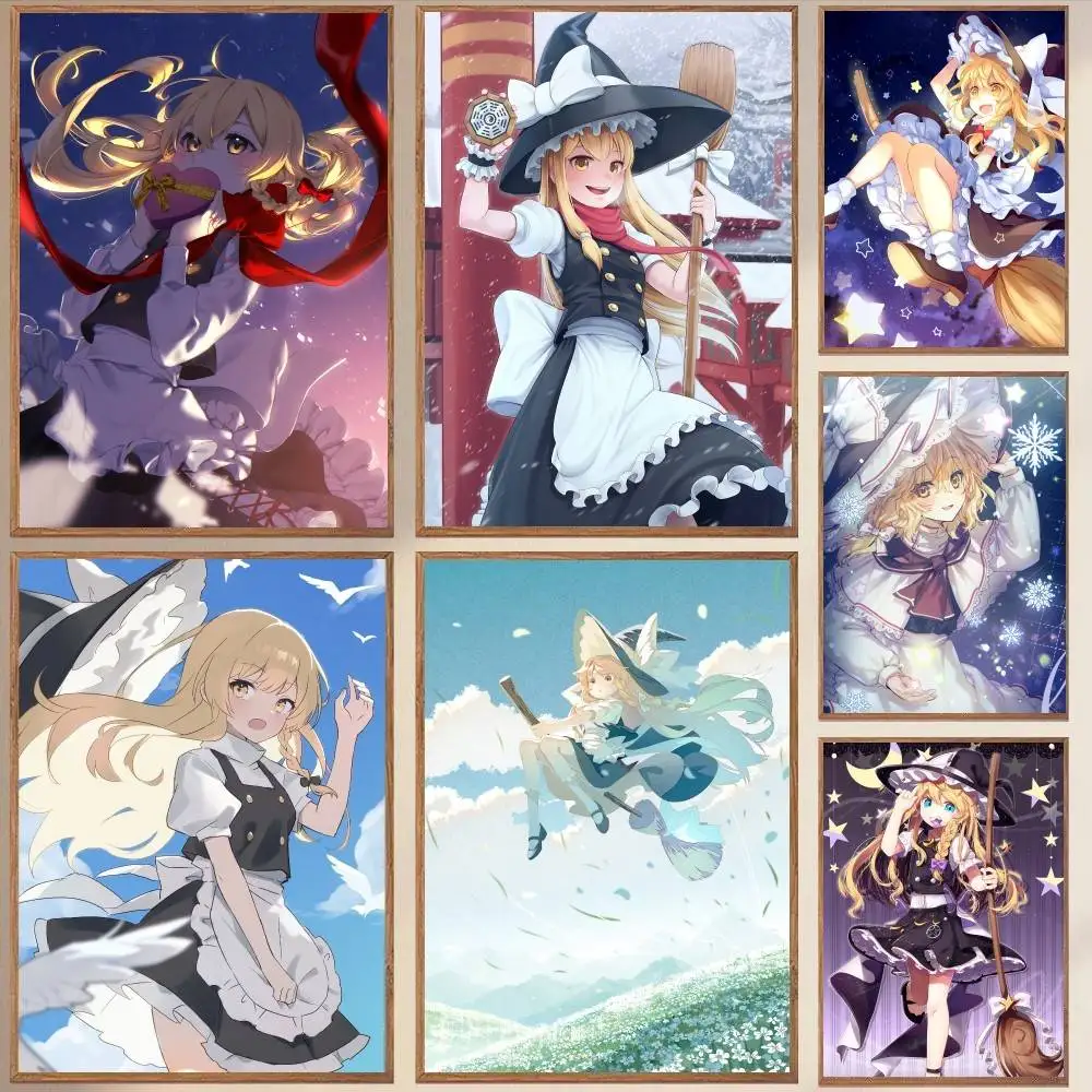 1 قطعة كيريسامي ماريسا توهو مشروع المشارك عالية الجودة طباعة مقاوم للماء جدار الفن ملصق لشريط غرفة المعيشة ديكور هدية