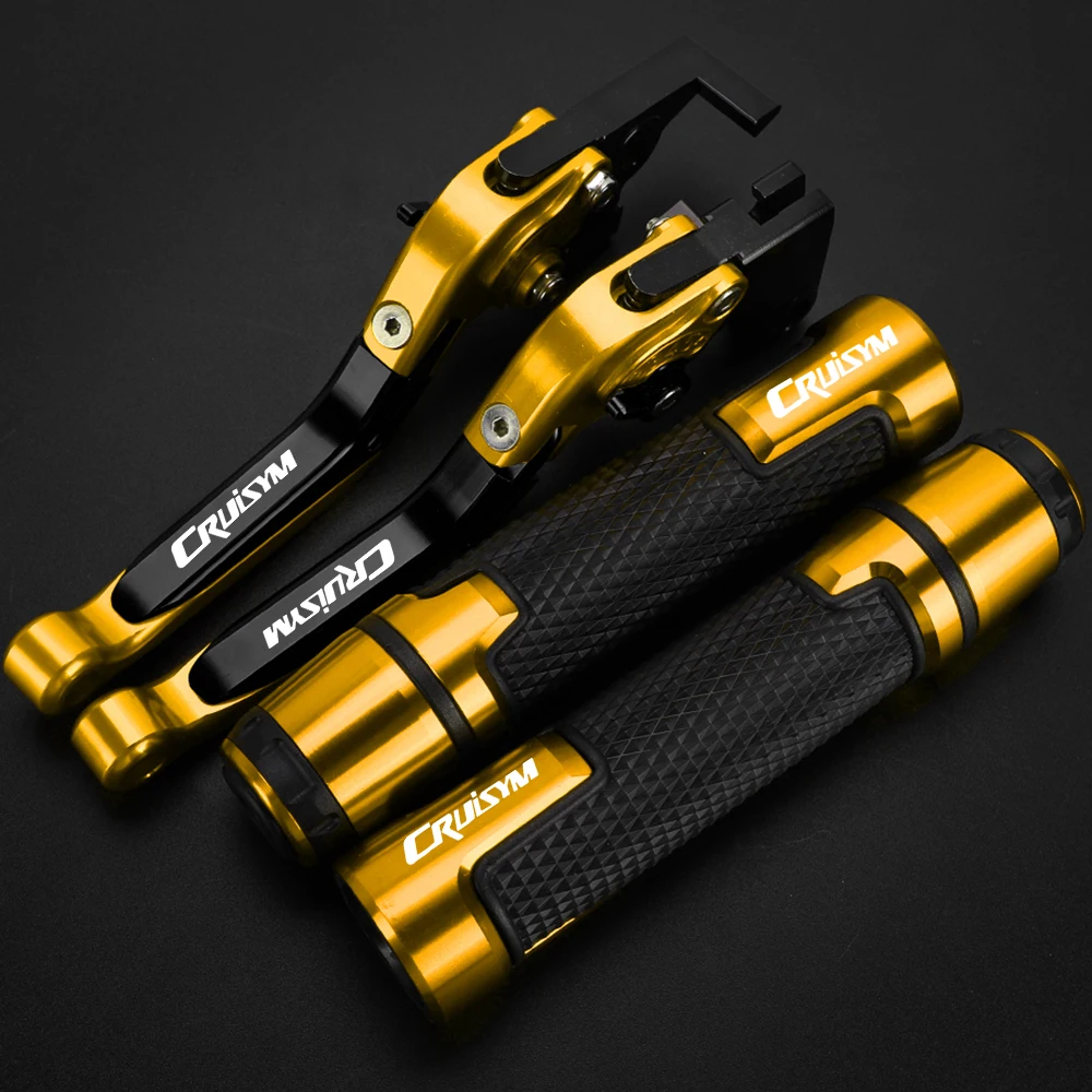 

For SYM CRUISYM300 CRUISYM 300 300i 2017 2018 2019 2020 2021 2022 2023-2025 Brake Clutch Levers Handlebars Handle Grips Bar Ends