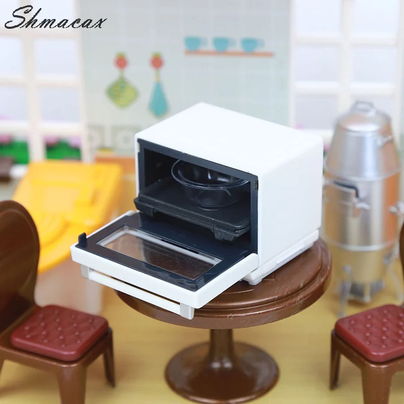 Doll House Decoration Mini Kitchen Rice Cooker Microwave Oven Model Scene Props