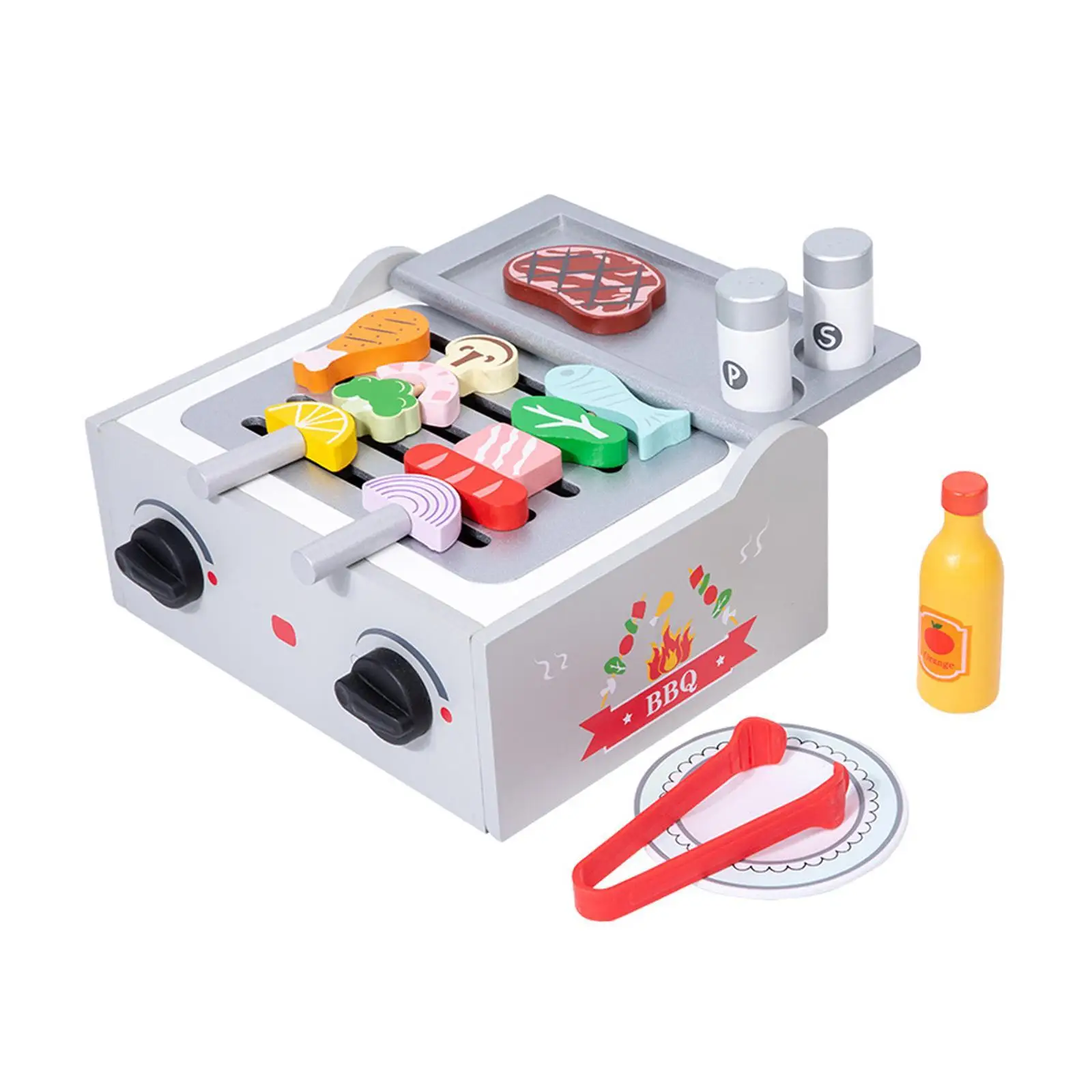 Kids Wooden Barbecue Playset - - Kids Outdoor Grill recension och pris