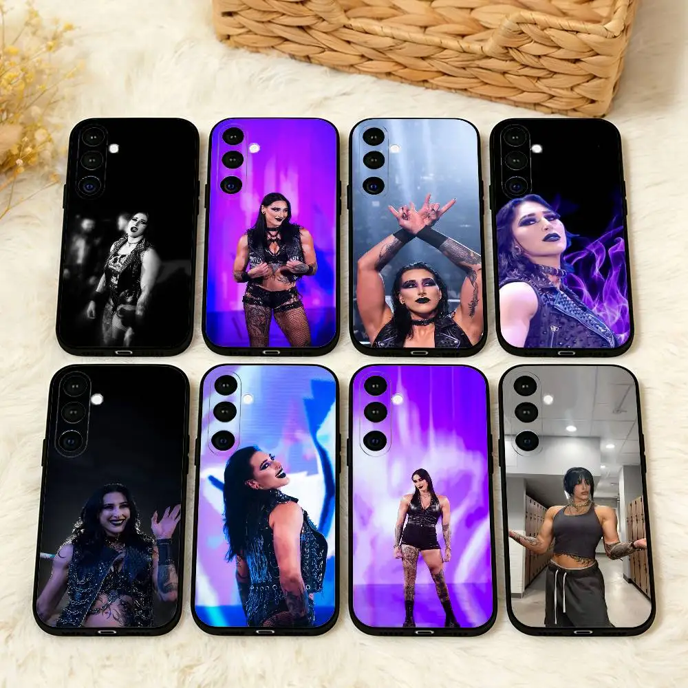 

COOL and stylish Mami Violet Wing Phone Case For Samsung A73,72,71,53,52,51,22,91,80, Soft Black Cover