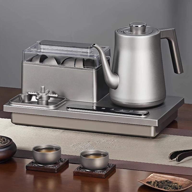 

Pure titanium automatic water supply electric kettle embedded special tea table integrated tea brewer