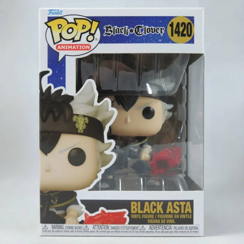 Trébol negro de Asta negra # 1420 1422 figura de vinilo Funko Pop Yuno edición limitada figura de Anime escultura muñecas modelo juguete regalos para niños