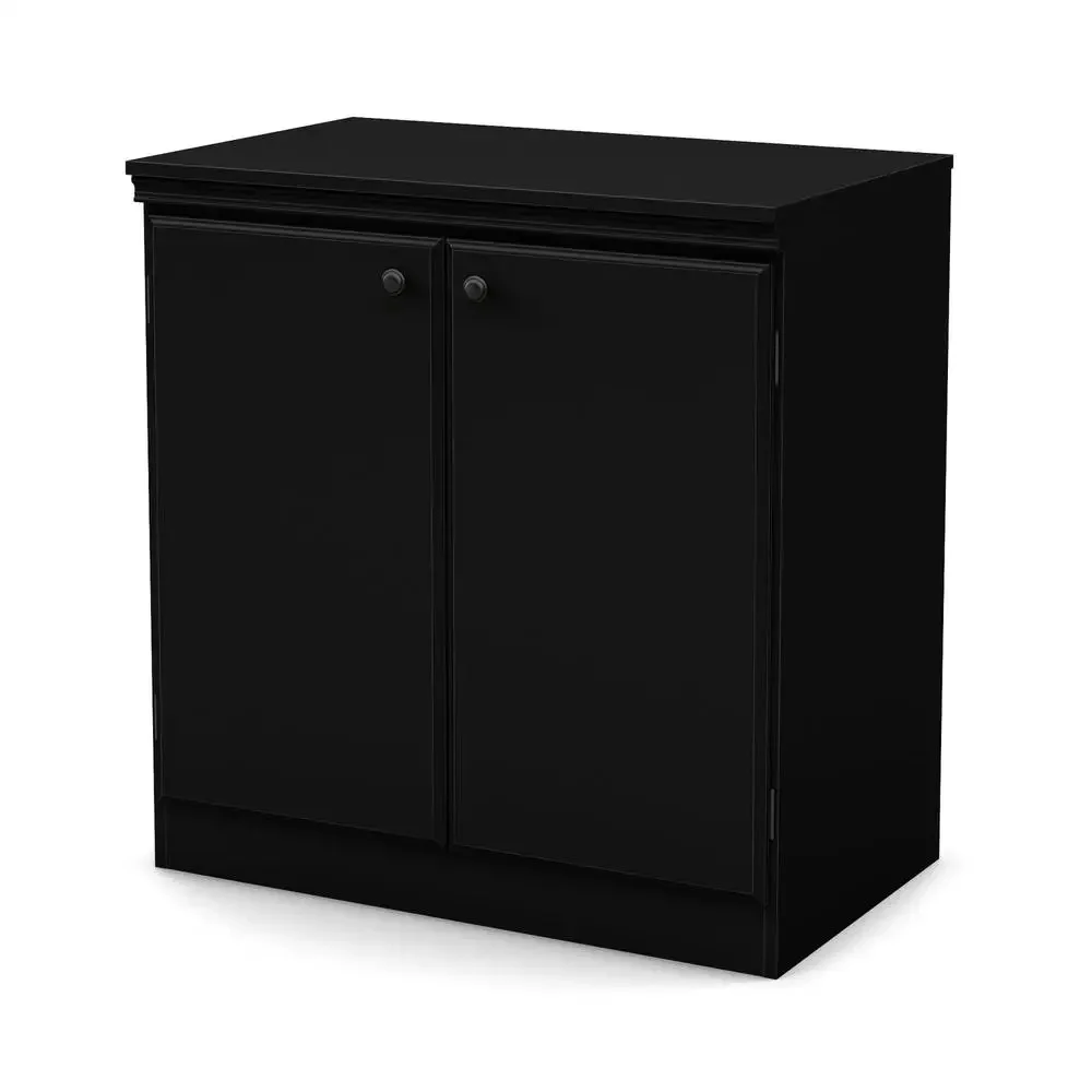 Black Adjustable Shelf Storage Cabinet Home Office Entryway Bedroom Indoor New Model 7270722 Multi-functional