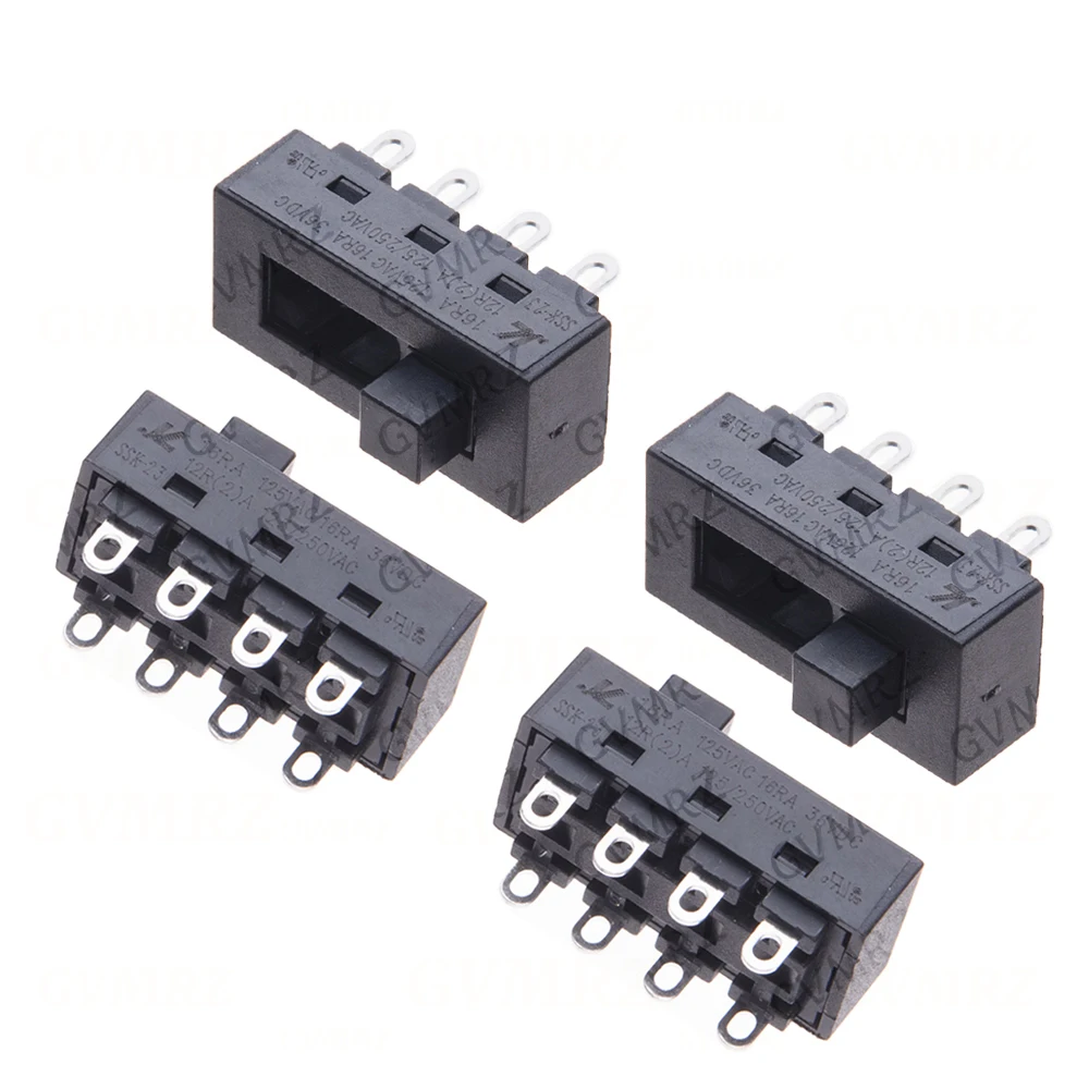 2PCS/lot FH6218/20/21 12A 250V 8Pin Toggle Slide DIP 3 Position Switch LQ-103H Hair Dryer Hot Cold Wind for JJ-15 Philips Flyco