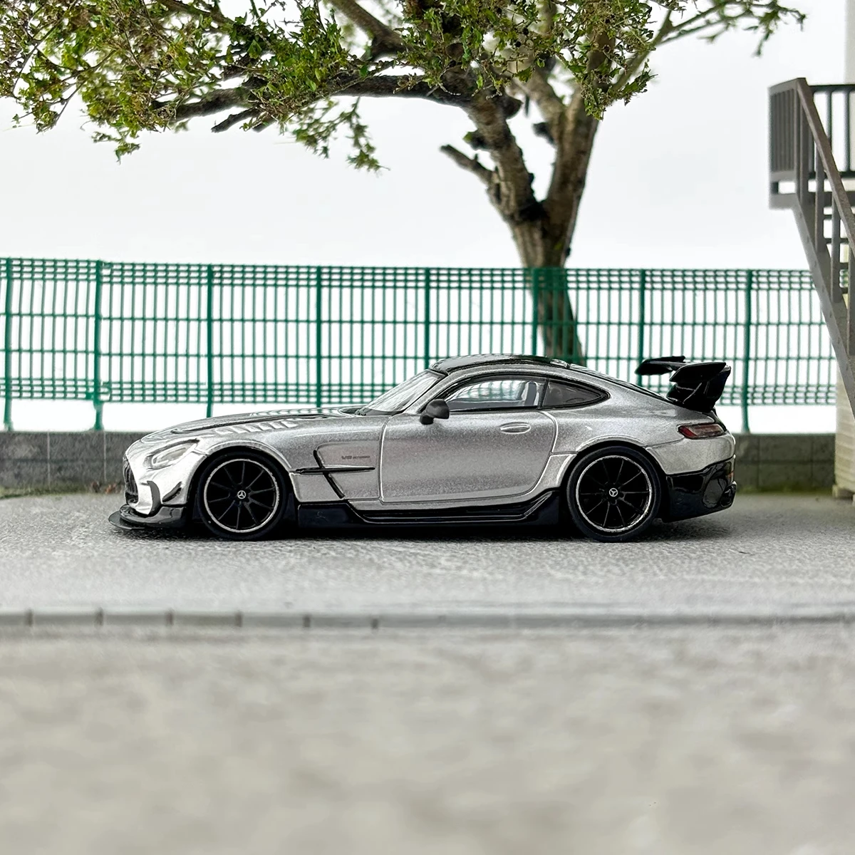 Tarmac Works 1/64 메르세데스 벤츠 AMG GT 블랙 시리즈 합금 장난감 모터, 다이캐스트 금속 모델 선물