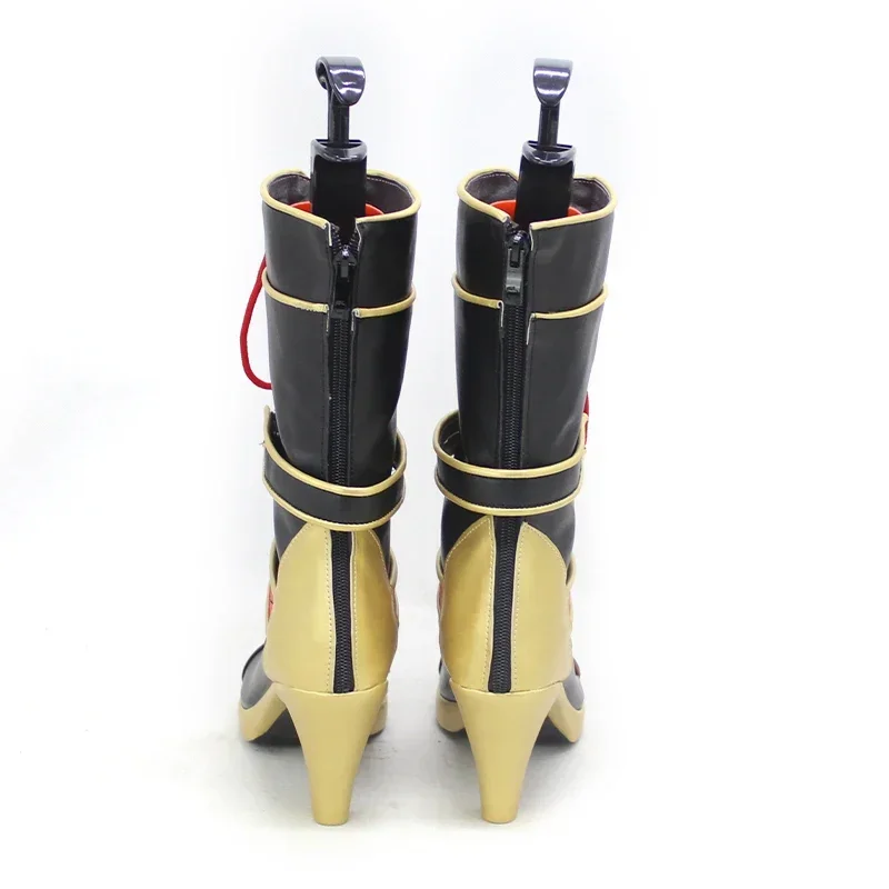 Sanya Cosplay Schuhe Vtuber Kuzuha Cosplay Prop PU Leder Schuhe Halloween Karneval Stiefel Nach Maß