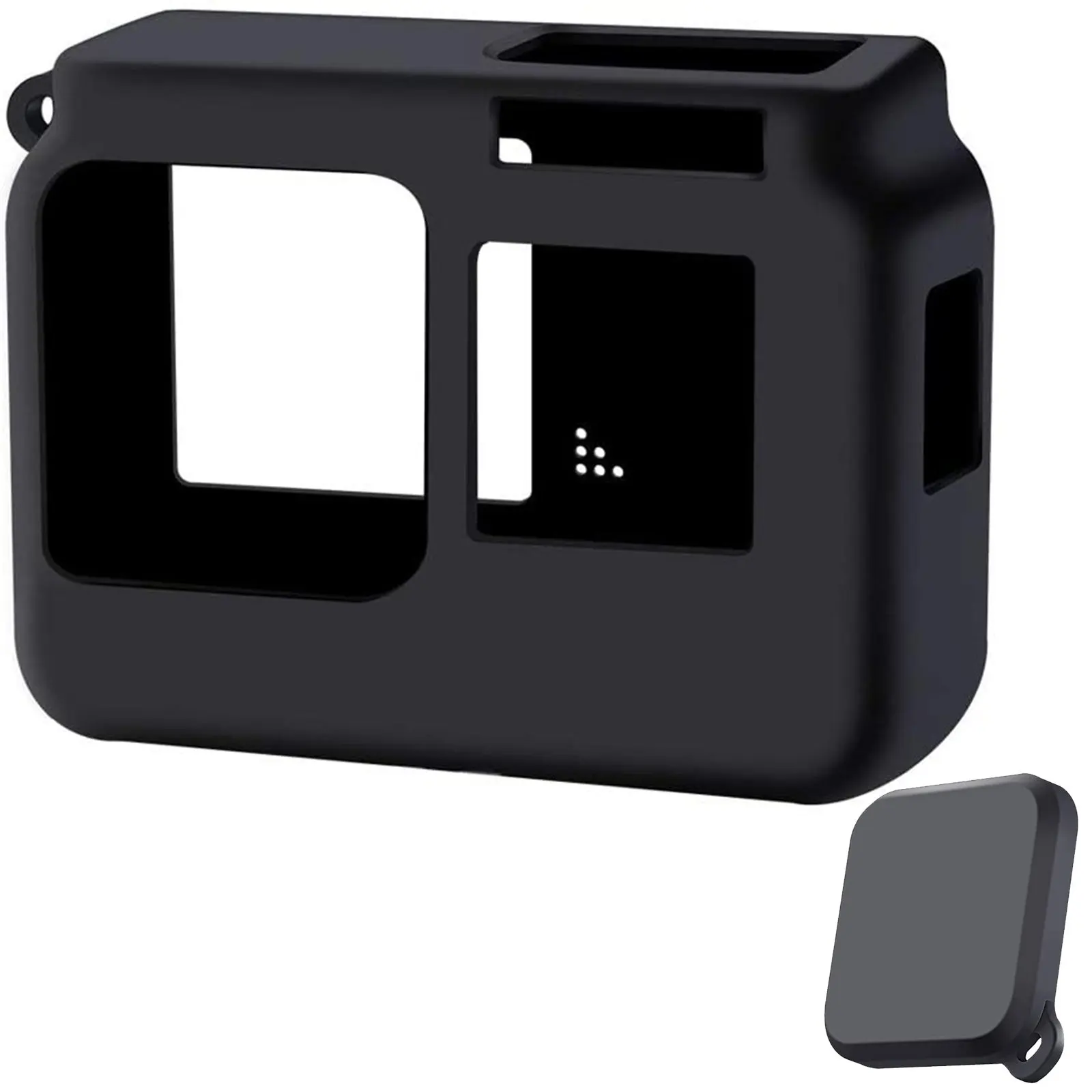 Shockproof Silicone Protective Case Cover with Lens Cover for Insta360 ONE R 4K Camera