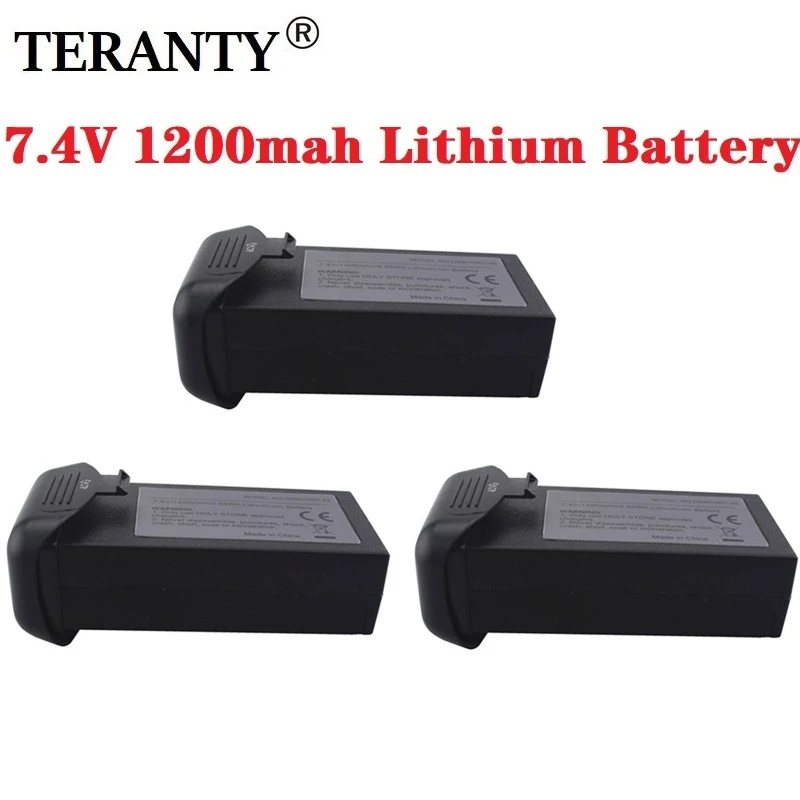 

1-5Pcs For HS120D RC Drone Battery Original 7.4V 1200mAh Lipo battery Quadcopter Spare Parts For HS120D Drone Battery