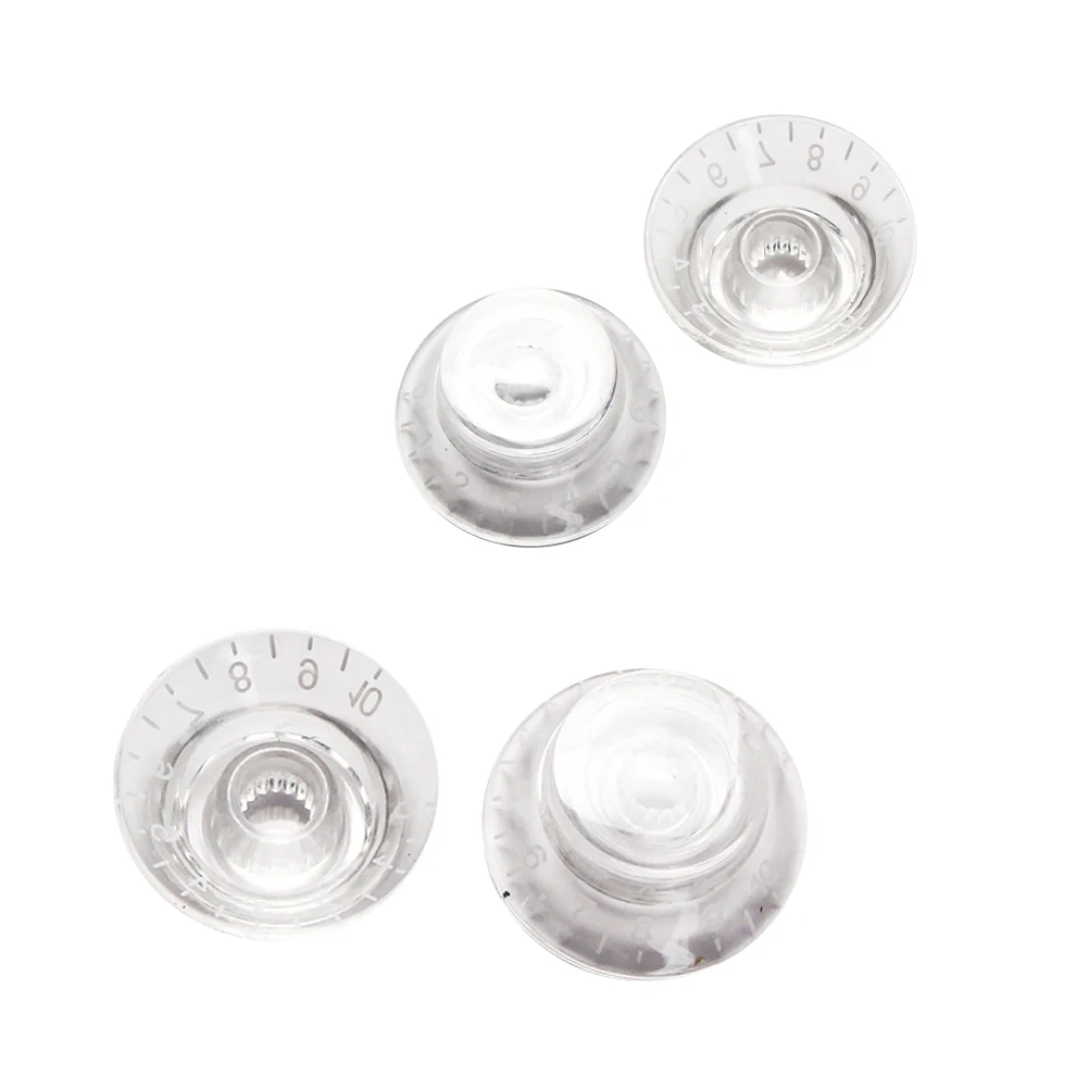 

4pcs Electric Guitar Volume Control Knobs Durable Plastic Tone Speed Potentiometer Cover Replacement Accessories