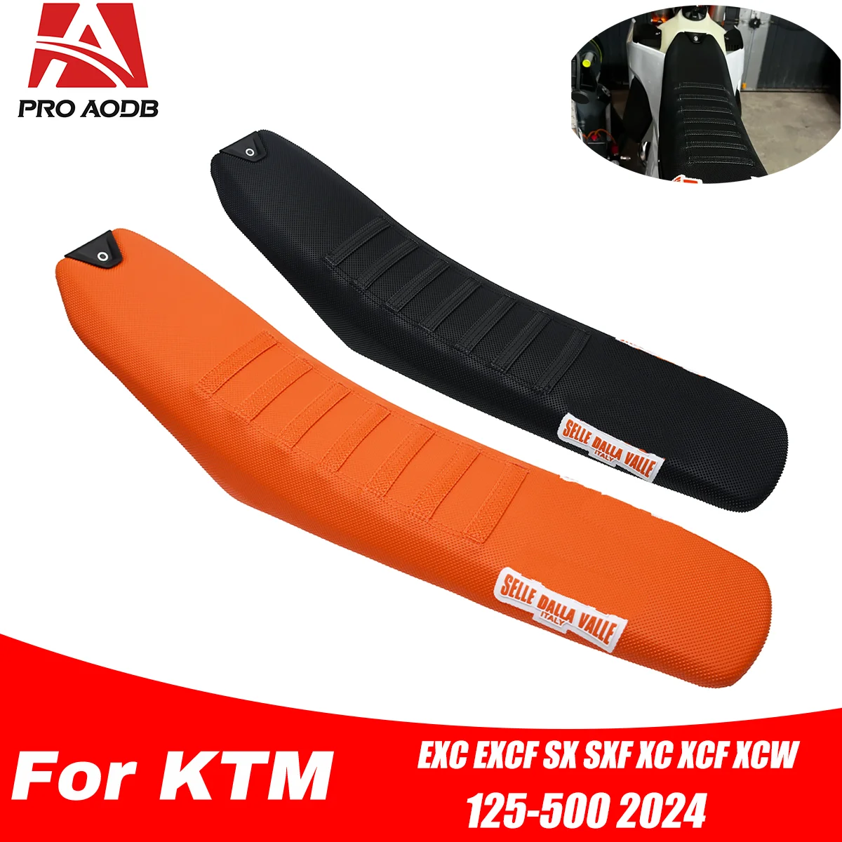 

Enduro Motocross Upgrade Low Position Racing Seat Compatible With KTM EXC SX XC Full Models 2024 Modified Dirt Bike Parts