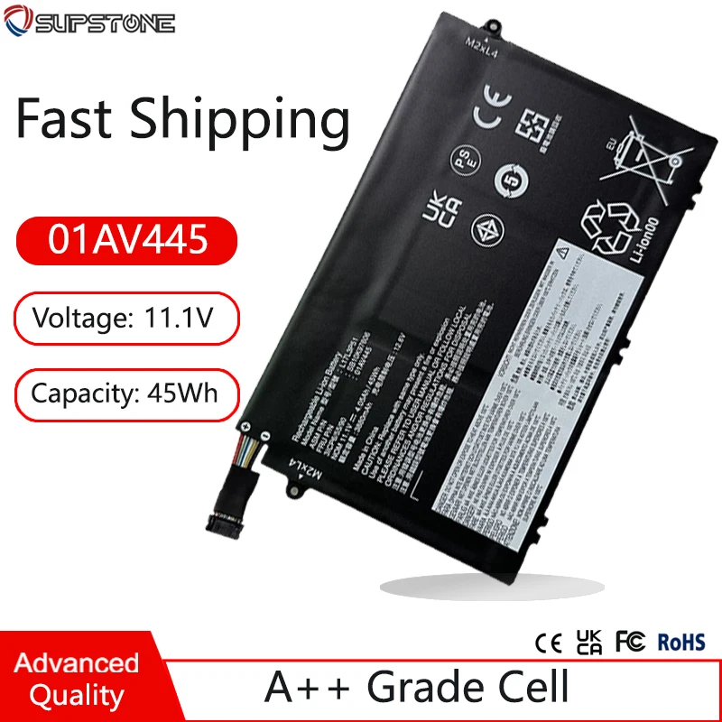 L17M3P51 01AV445 01AV446 01AV448 SB10K97606 L17L3P51 L17C3P51 Battery For Lenovo ThinkPad E15 E480 E490 E495 E580 E585 E590 E595