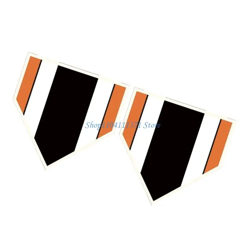 

P9FC 2pack High Visibility Baseball Training Home Plates Strong Rubber Against Slip Transportable for Safe Practice
