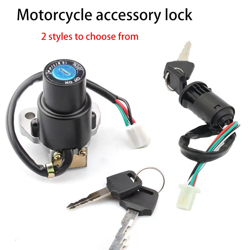 Motorbike Ignition Switch Key Replace Electric Door Lock Fit for Yamaha DT125 TW200  XT225 TW225 50-125cc ATV