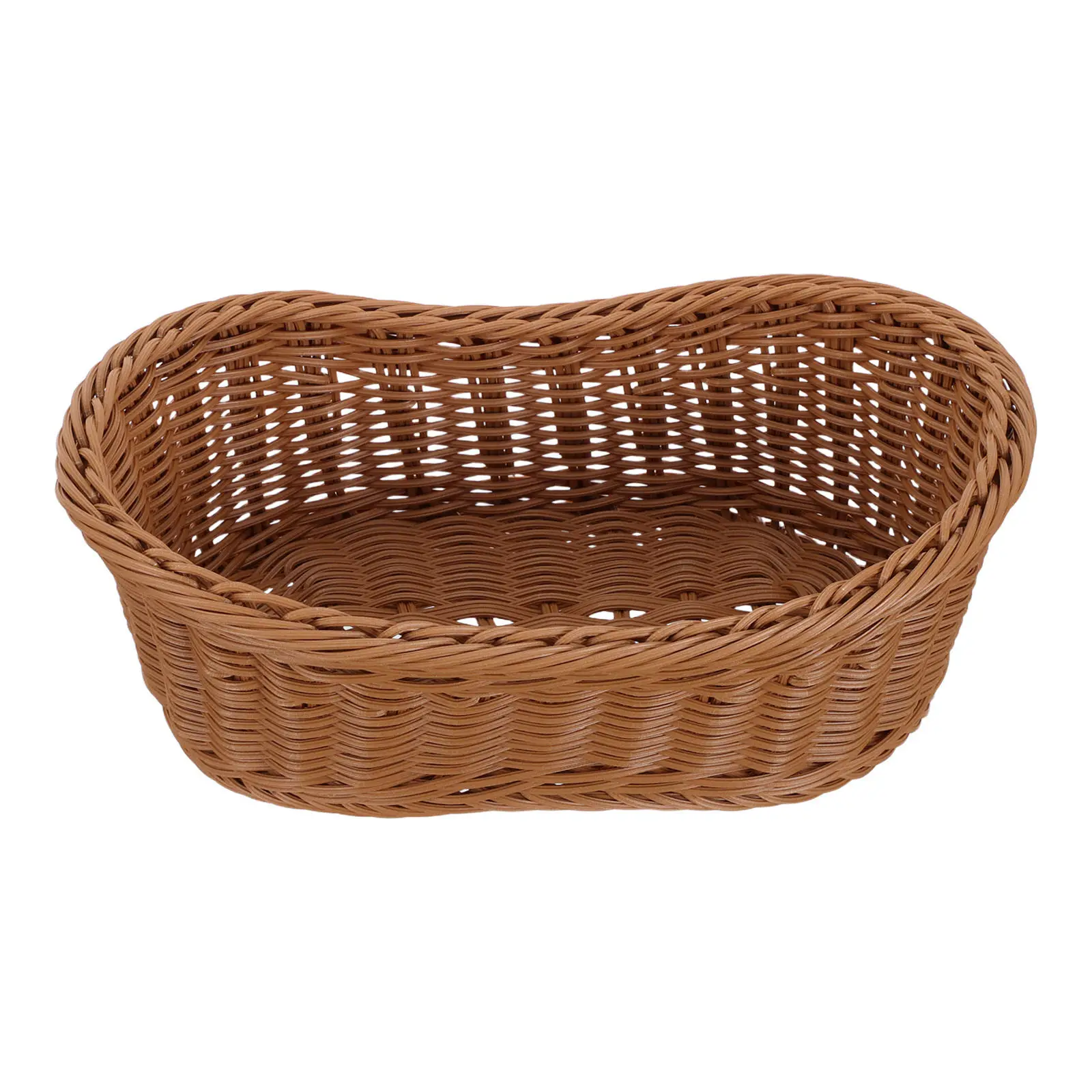 

Плетеная корзина для хлеба в форме слитка, имитация ротанга, поднос для хранения, декор Фэн-шуй, для фруктов, к Китайскому Новому году 2026