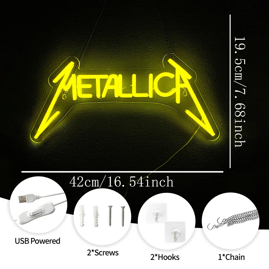 Music LED  Neon Light Sign for Studio KTV Band Bar Art Man Cave Bedroom Shop Wall Decoration,USB Powered