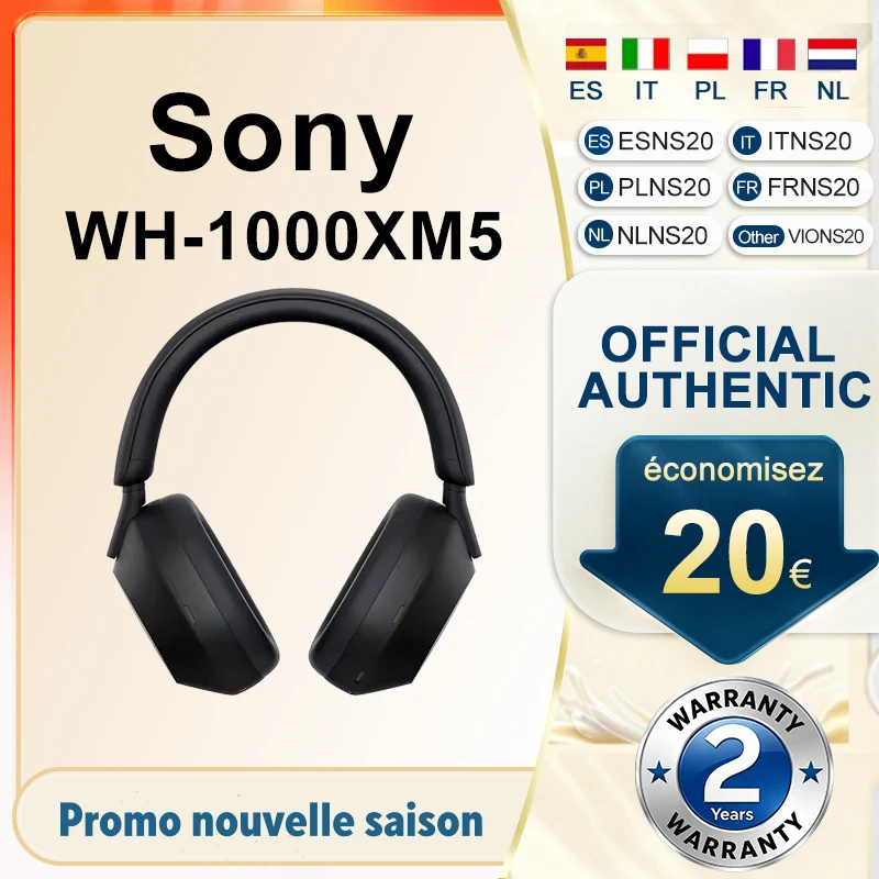 Sony WH-1000XM5 wireless — driver da 30mm progettati per il modello