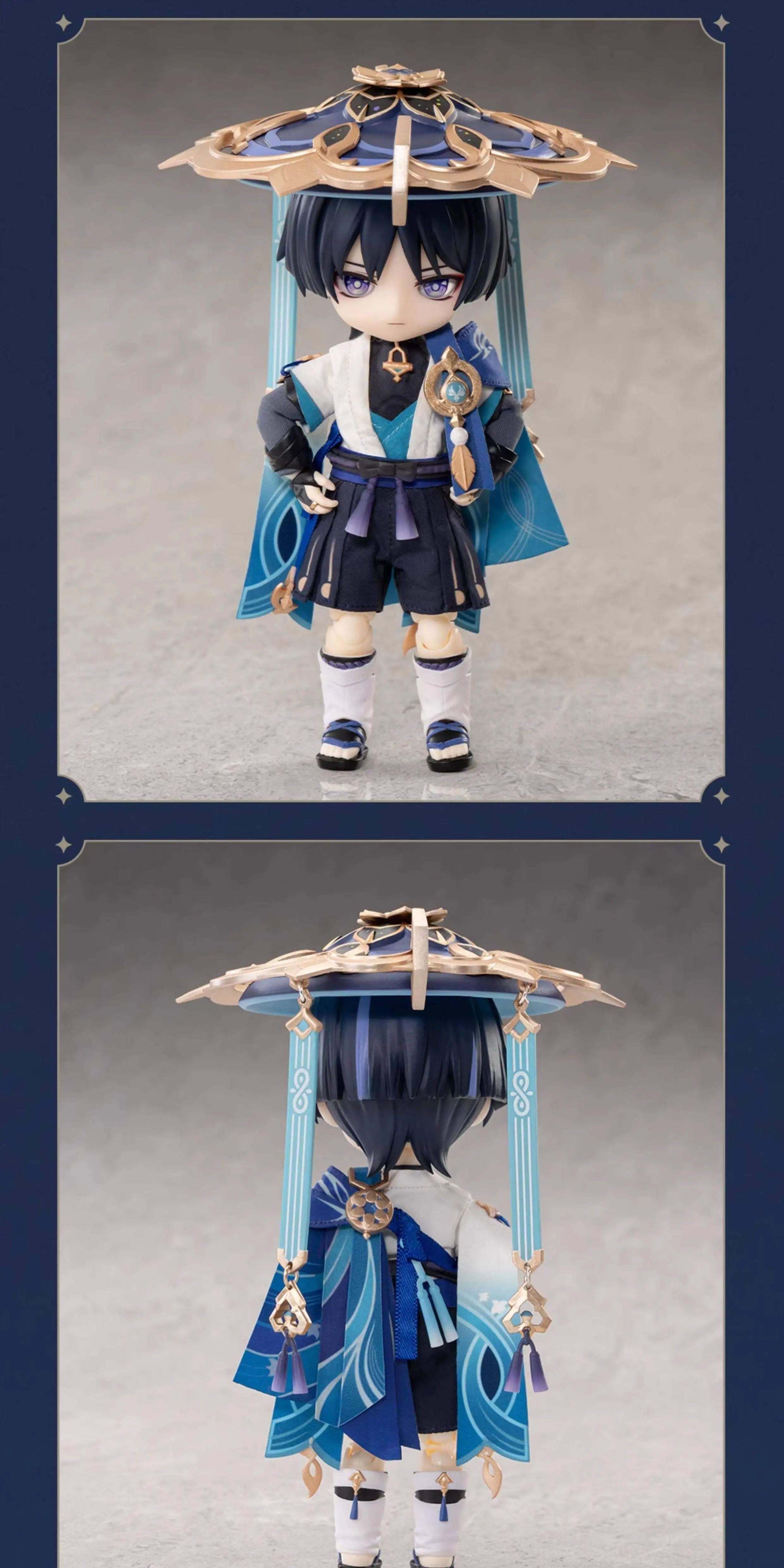 Genuine MIHOYO Genshin Impact Joint Moveable Wanderer Figure Scale 1/8 Model High Quality Surprise Collectible Gift Toy For Fans