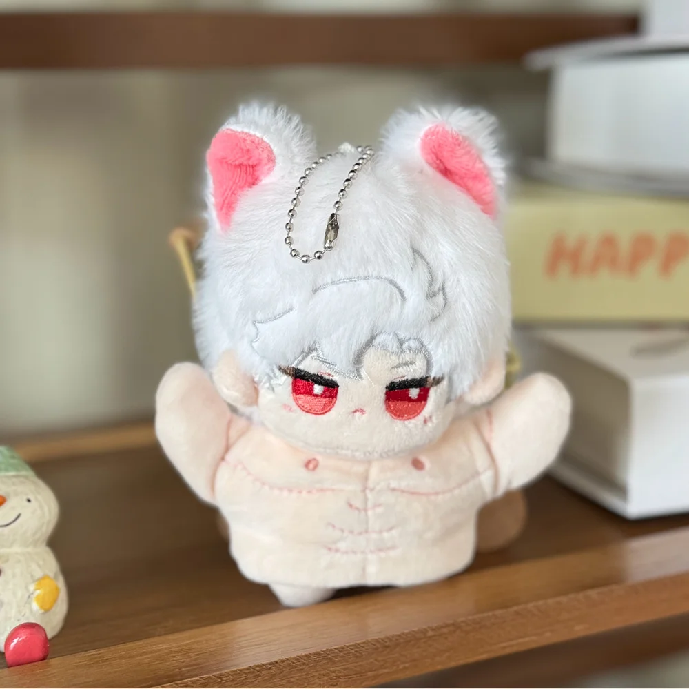 

10cm Cute Mini Idol Doll Clothes Cartoon Simulation Muscle Man Coat Plush Doll Clothes Accessories Toys Fans Girls Gifts