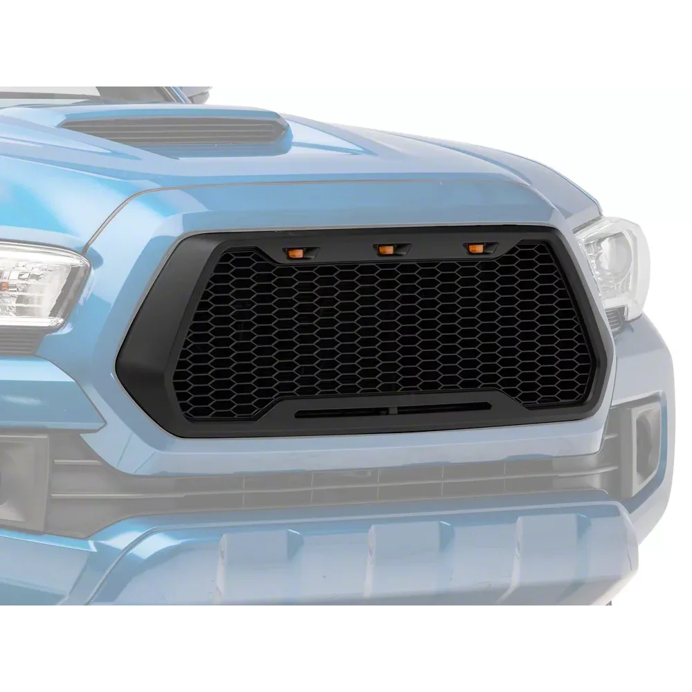 

Black Mesh Grille For Toyota tacoma 2016 -2023 Not Fit Truck with Radar Behind the Badge