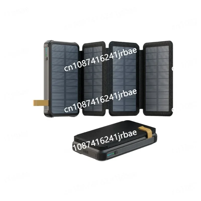 Solar power bank foldable portable solar charging panel, battery 20000mAh, super fast charging outdoor multifunctional interface